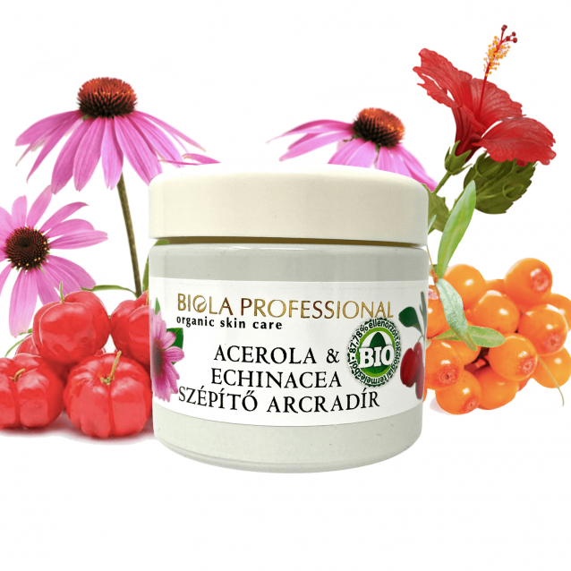 Acerola & echinacea szépítő arcradír - 100 ml
