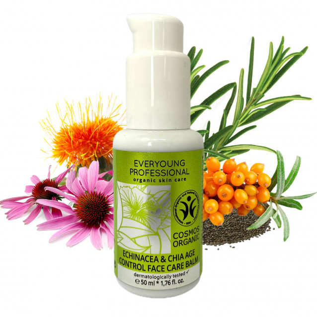 Echinacea & chia age control  arcápoló balzsam (dermatológiailag tesztelt ✔) - 50 ml