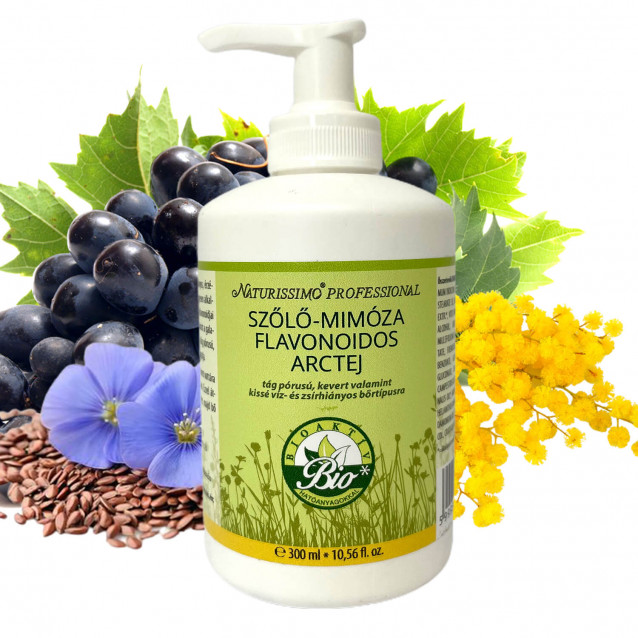 Szőlő-mimóza flavonoidos arctej - 300 ml 